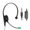 Wired Headset, 3.5mm Single Ear Headphone Gaming Headset with Noise