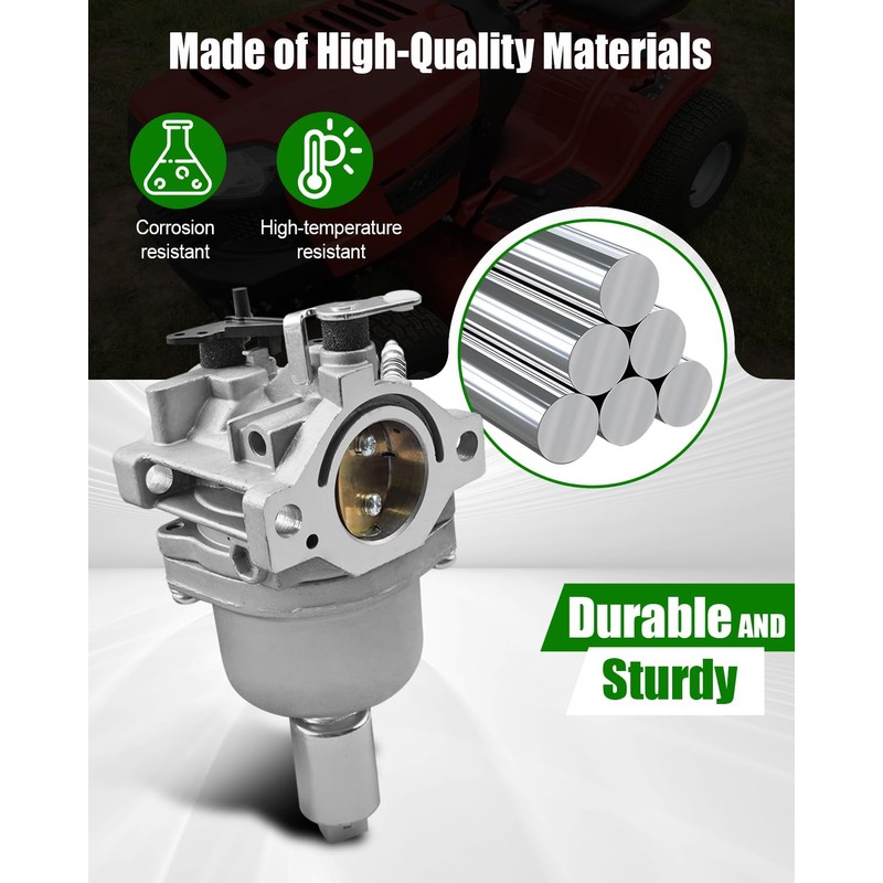 796078 Carburetor Kit Fit for Craftsman T100 CMXGRAM201302 11.5HP 344CC