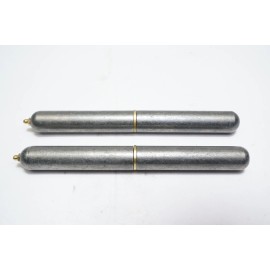 Marlboro Lot of 2 Weld-On Hinge w/ Brass Bushing & Grease Zerk Steel 10-1/4" L 3/4" Pin