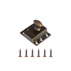 Turn Catches Harmac House® 2 Pack Twist Door Locks Cupboard Cabinet Wardrobe Thumb Turn Catch Latches