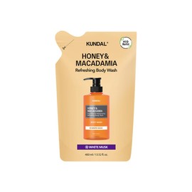 KUNDAL Pure Body Soap Refill, 13.5 fl oz (400 ml), White Musk, Pure Body Wash Refill, 13.5 fl oz (400 ml), White Musk