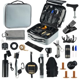 On-Course Golf Accessories Golf Gifts for Men & Women, Indoor and Outdoor Golf Essentials Sets with Oxford Bag, Golf Tees, Rangefinder, Golf Towel,Golf Club Brush