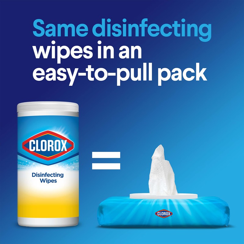 Clorox Disinfecting Wipes, Bleach Free Cleaning Wipes, Household Essentials, Dorm
