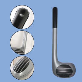 MEISH 4 Pieces Inflatable Golf Club Children Blow Up Toys Novelty Photo Booth Props Sporting Fancy Dress Accessories for Women Men