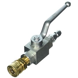 Raptor Blast High Pressure Ball Valve Kit 3/8" Male Plug X 3/8" Female Quick Connect 7250 PSI for High Pressure Hoses (Packs)