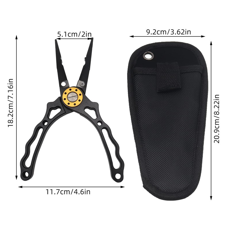 Fishing Pliers ValueHall Split Ring Pliers Hook Remover Fish Holder
