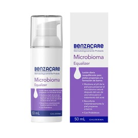 BENZACARE Microbioma Equalizer Locin Hidratante Facial 1 pz 50 ml Hidrata y Calma la Piel Despus de Usar un Tratamiento para Acn Dermatolgicamente... 