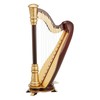 Sunrise Sound House Miniature Musical Instrument Harp, 5.9 inches (15