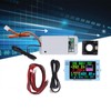 Wireless Voltmeter Coulometer Battery Monitor Temp Power Capacity Meter with