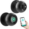 Smart Fingerprint Door Lock, Bluetooth and Tuya App Integration Keyless,