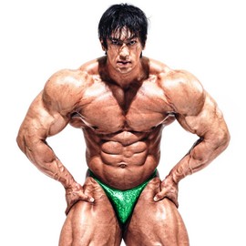 FIED Bodybuilding Posing Trunks – Handmade in Korea, Competition-Ready - HOLOGRAM THE GREEN (US, Alpha, Large, Regular, Regular, THE-GREEN)