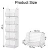 PUPPYCUTE Hanging Closet Organizer and Storage, Clothes Hanging Shelves Wire