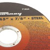 Forney 71854 Cut-Off Wheel with 7/8-Inch Arbor, Metal Type 1,