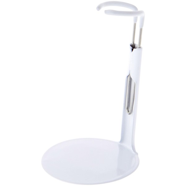 Bard's 790W White Adjustable Doll Stand, fits 4 to 5
