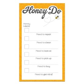 2-Pack Honey Do Check List Dry Erase Whiteboard for Refrigerator | Magnetic Household Chore Check List |Dry Erase Marker Not Included| USA Made
