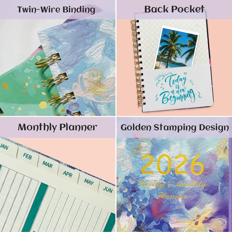 Diary 2026 Week to View A5, 2026 Diaries, Weekly &