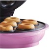 Brentwood TS-250 Mini Donut Maker Machine, Non-Stick, Pink