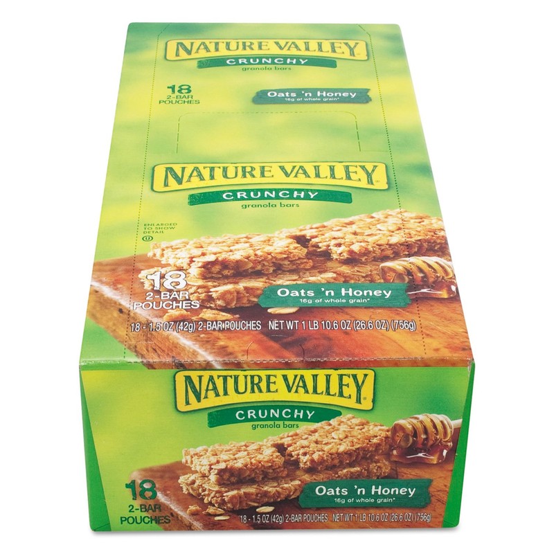 Nature Valley SN3353 Nature Valley Granola Bars, Oats'n Honey Cereal,