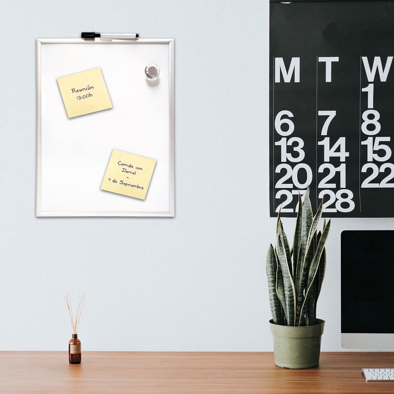 Raylu Paper® - Small Magnetic Whiteboard with Aluminium Frame for