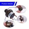 mankk Black 170-200 PSI Air Pressure Switch,1/4"NPT Thread 24V 12V