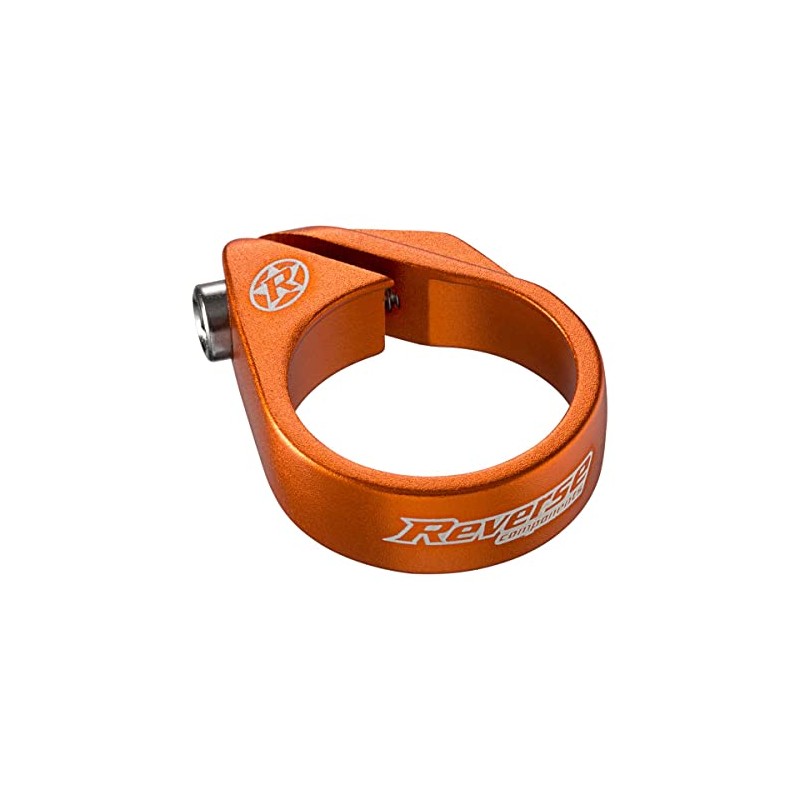 Reverse Bolt Clamp Seat Clamp 34.9 mm Orange