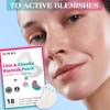 AUSLKA Blemish Patches for Chin & Cheeks -18 Patches, Hydrocolloid