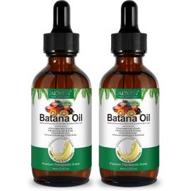 2Pack Batana Oil for Hair Growth,100% Pure & Natural Batana Oil for Healthier Thicker Fuller Hair,Repairs Damaged Hair & Skin For Men & Women 60ml