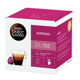 NESCAFÉ DOLCE GUSTO Espresso Coffee Capsules Pack of 3 (3 x 16 Servings)
