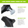 Vicue Upgraded 4 Sets Lawn Mower Handle Knobs Nut Bolts,