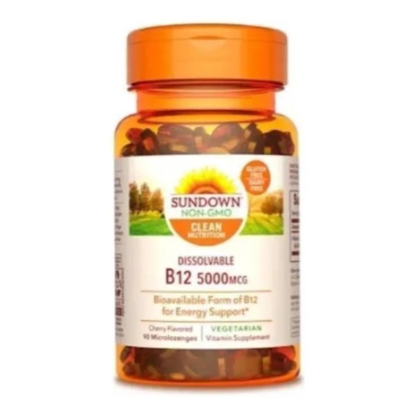 Sundown Vitamina B12 Sundown Naturals 5000 Mcg 90 Comprimidos
