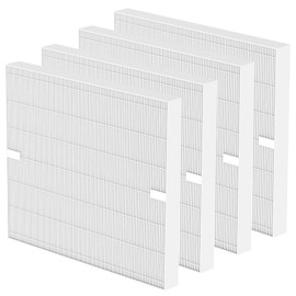 AP-1512HH HEPA Replacement Filter for Coway AP-1512HH AP1512HH Mighty Air Purifier, AP-1512HH-FP Item NO #3304899, 4 Pack AP-1512HH HEPA Filter Only