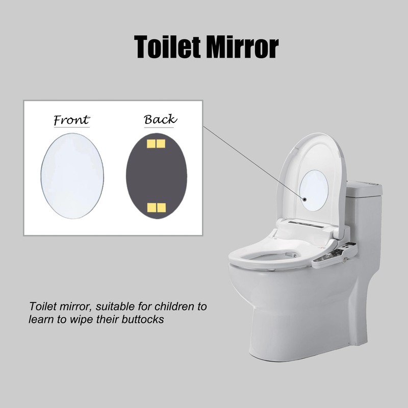 Practical Toilet Mirror for Wiping – Compact, Portable & Easy