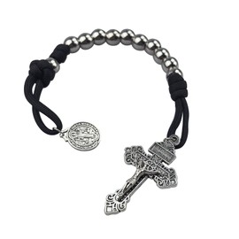 lulucross One Decade Pocket Rosary with Miraculous Medal,With Metal Gift Box for Great Catholic Gift for Women and Men (Color 3)