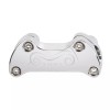 Unbranded Chrome 2" Risers 1" Handlebar Clamp For Harley Softail