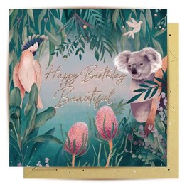 La La Land Greeting Card Happy Birthday Beautiful Australiana