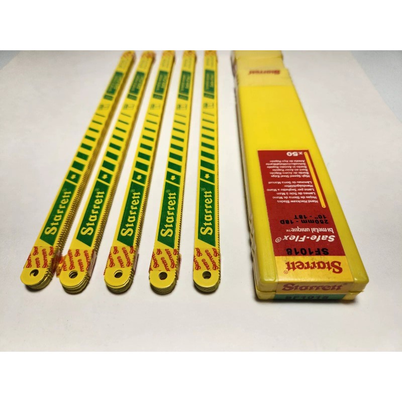 Starrett 50 Starrett Greenstripe Hacksaw Blades 10”X 18T SF1018 Sealed