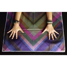 Hot Yoga Towel,Non-Slip Yoga Mat Cover,Eco-Friendly,Exclusive Pockets Cover Each Corner of The mat,Microfiber Yoga Towel,Ideal for Bikram, Hot Yoga, Pilates,or Sweaty Practice (Cosmic)