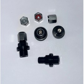 Air Valve Schrader Nitrogen UTV Motocross Air Valve Nitrogen Schrader 10 X 1 thread with Oring QTY 4