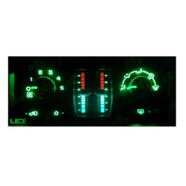 360 LED High Performance 03-06 Green DiY Led Upgrade Kit Climate Control Hvac GM Silverado Sierra Yukon