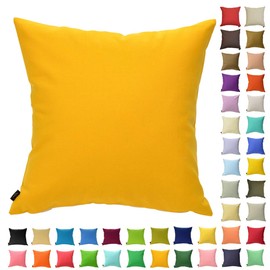 Kuai Cushion Cover, 17.7 inches (45 cm), 23.6 inches (60 cm), Colorful, Many Colors Available, Cotton, Polyester, Interior, Sofa, Simple, Tatami Chair, Bed, Pillow Cover, Cushion, Solid Color, Car, Scandinavia