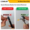 CONQUER Mini Combo Dual Ratchet Wrench with 1/4" Square Drive
