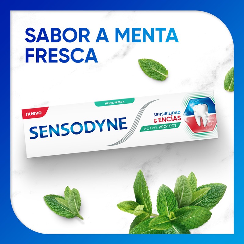 Sensodyne Sensitivity and Gums Active Protection Toothpaste with Fluorine, Relief