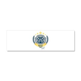CafePress Music Major Car Magnet 10 X 3 10" x 3", Bumper Magnet