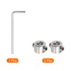 HARFINGTON 2pcs 4mm Drill Stop Collar Set Depth Stop, Adjustable
