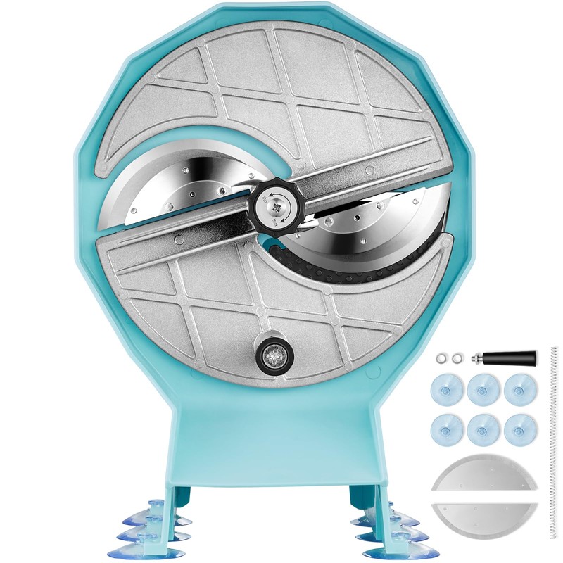 VEVOR Manual Vegetable Fruit Slicer, 0-0.5"/0-12mm Thickness Adjustable Commercial Slicer