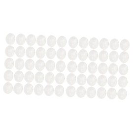 60 Pcs Easter Eggs Imitation Eggs Basket Stuffers Fillers Easter Basket Goodie Filler Easter Eggs Easter Blind Eggs Paintable Eggs Fake Eggs Plastic Child Artificial White