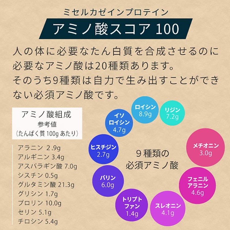 nichie ミセルカゼインプロテイン 無添加 フランス産 プレーン味 100g