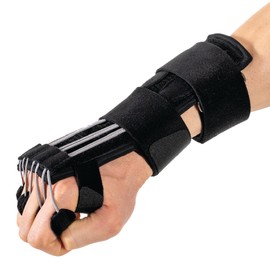 pucka Radial Nerve Palsy Splint Adjustable Dynamic Drop Wrist and Finger Splint for Pain Mcp Arthroplasty Recovery Stroke Brace - Fits Right or Left Hand Splint