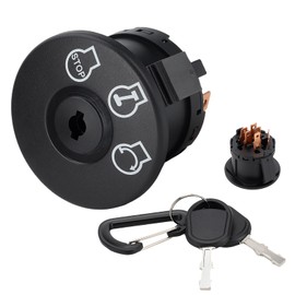 Ignition Switch 725-12066, 725P12066, 925-12066, 3 Position 6 Pin with Key Compatible with Cub Cadet ZT1-42, ZT1-46, ZT1-50, ZT1-54, ZT2-50, ZT2-54 and MTD Z510, Z530, Z550, Z560, Z5200