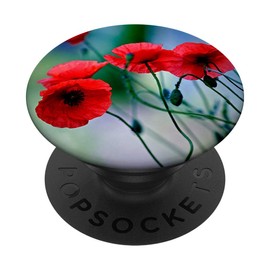 Cute Floral Red Poppy Flower Pattern Garden Floral Print